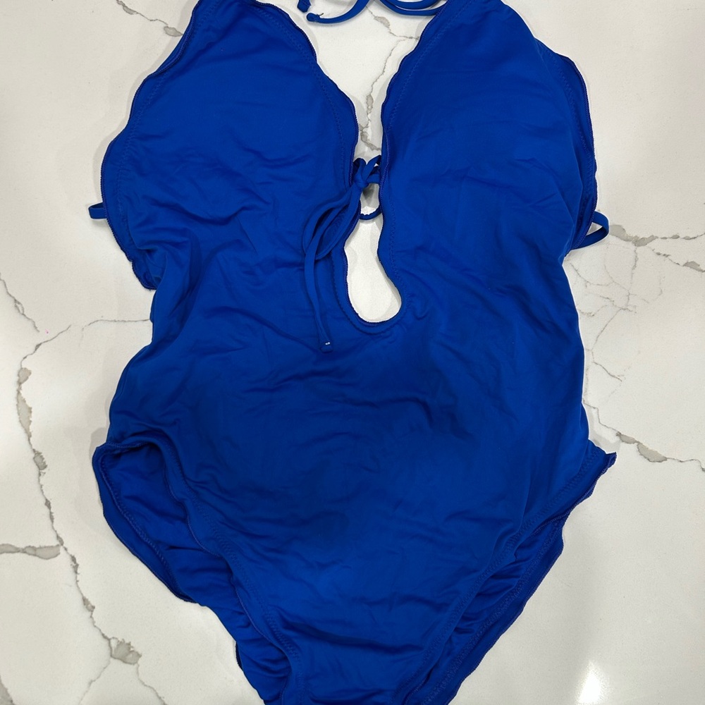 La Blanca Cobalt Blue One-Piece Swimsuit